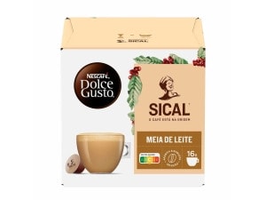 Nescafe Dolce Gusto Sical  Meia De Laite Coffee Capsules - 16 Capsules